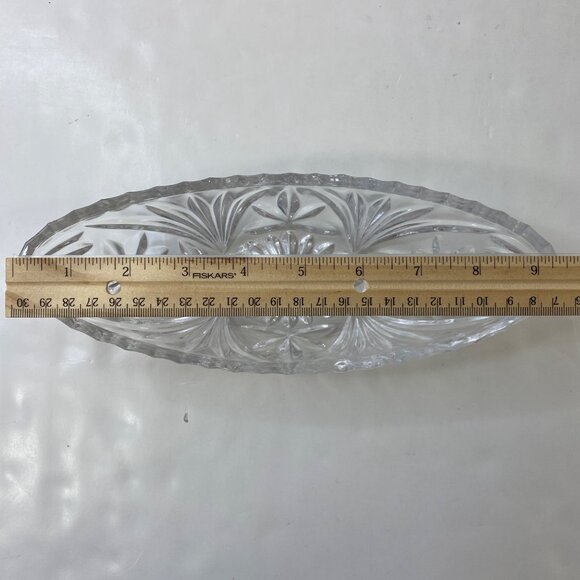 Marquis by Waterford Brilliance Collection Oval Crystal Relish Dish Vintage - Picture 9 of 12